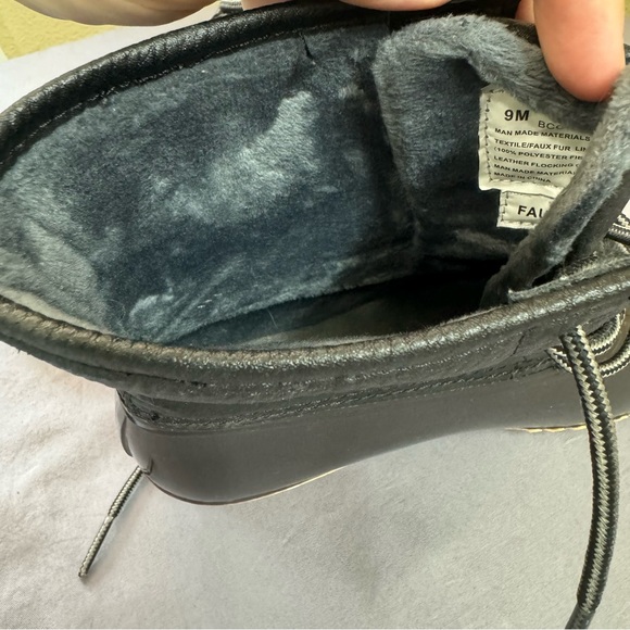 GAWBAW shoes women 9M faux fur lined waterproof winter duck boots black - Picture 6 of 7